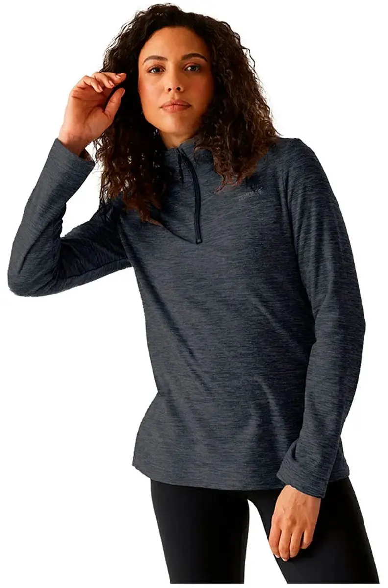 Regatta Sweethart Marl Dames Halve Rits Fleece - afbeelding 5 van 6
