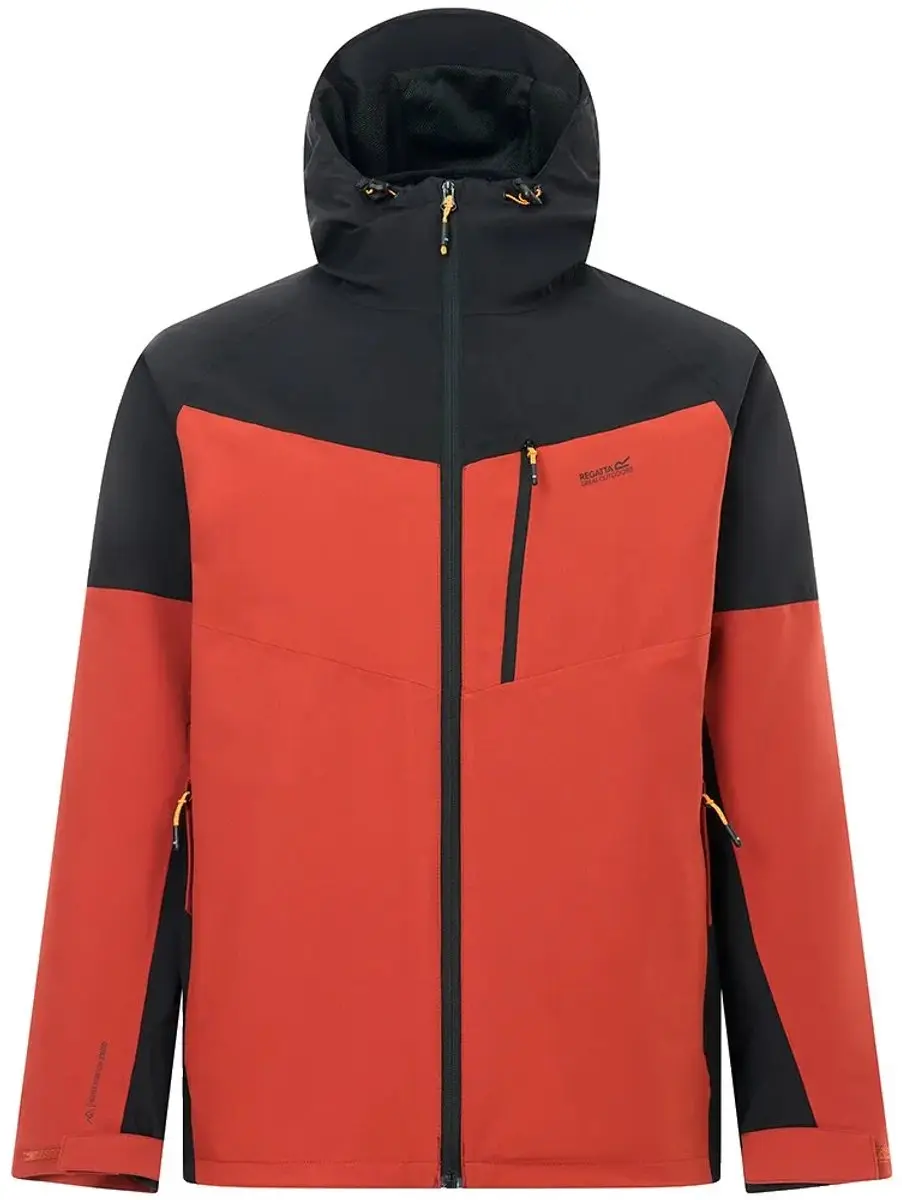 Regatta Wentwood 3in1 Jas - Burnt Henna/Black - afbeelding 6 van 6