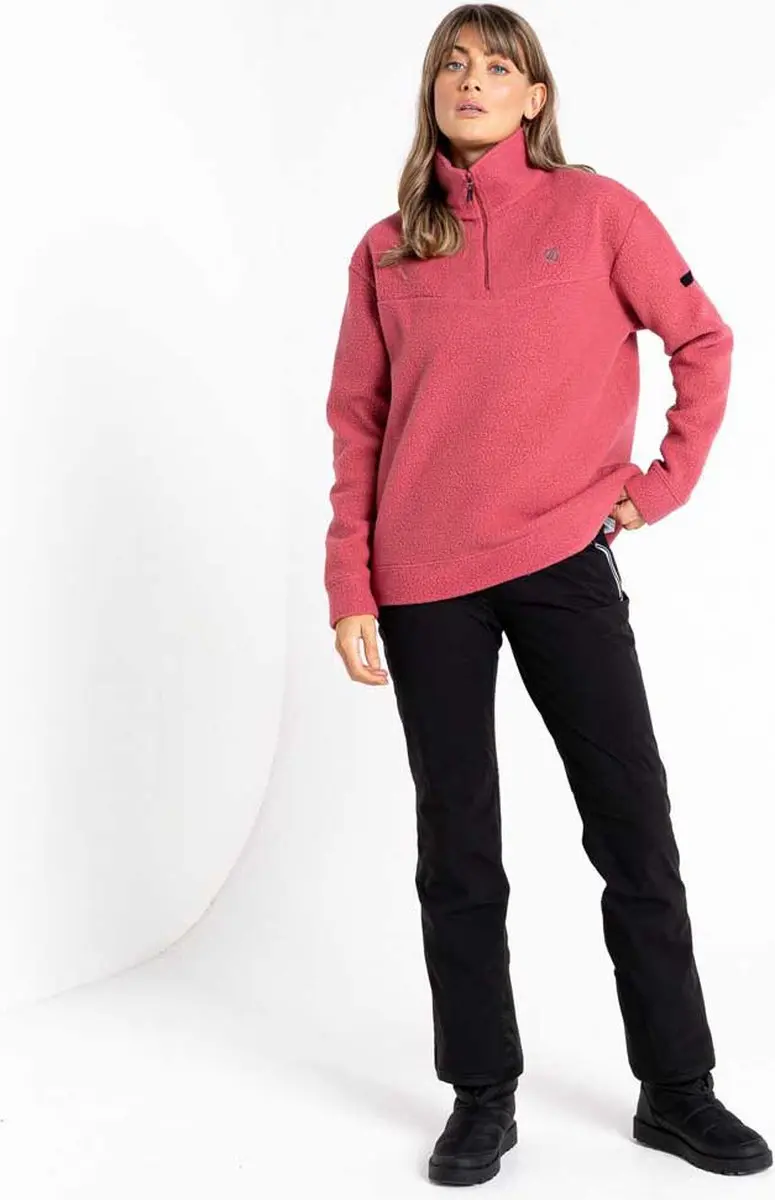 Dare2B Dames Context Fleece Trui Earth Rose Maat S/36