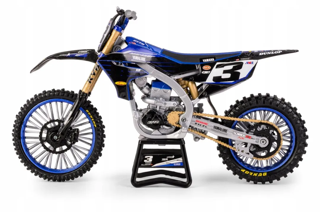 Yamaha YZ450F Eli Tomac 2022 Speelgoed - Blauw/Zwart - afbeelding 3 van 5