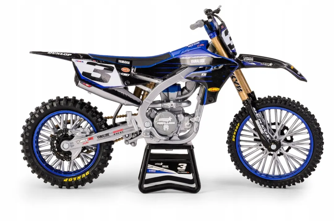 Yamaha YZ450F Eli Tomac 2022 Speelgoed - Blauw/Zwart - afbeelding 4 van 5