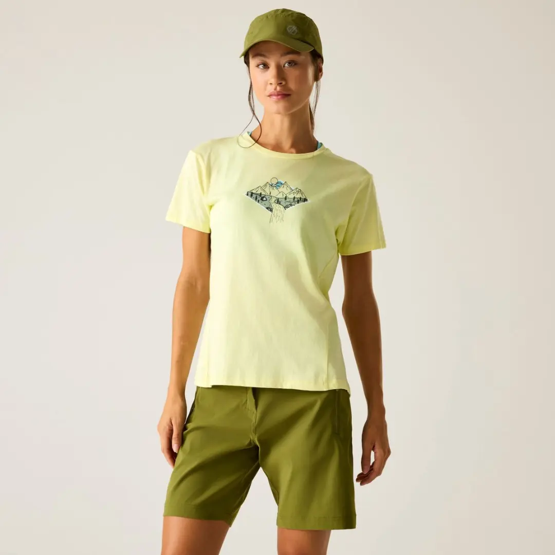 Dare2B Tranquility III T-shirt met korte mouwen en grafische print voor dames