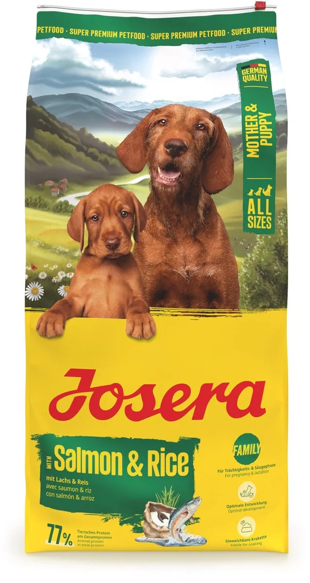 Josera Mother/Puppy Zalm & Rijst Hondenvoer 12,5kg