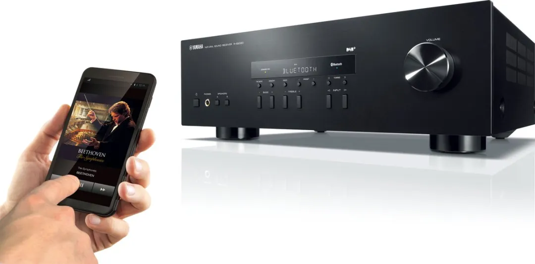 Yamaha RS-202DAB Stereoreceiver - Bluetooth & DAB - Zwart