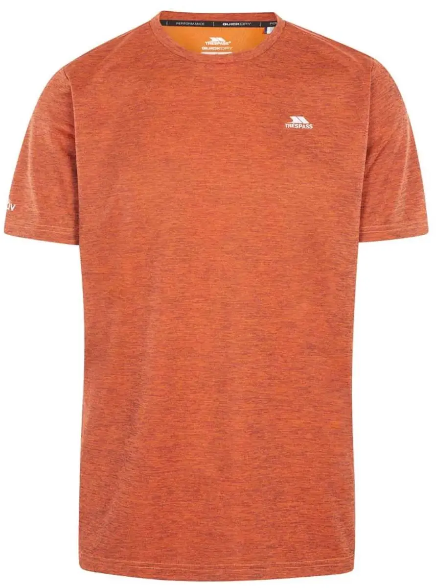 Trespass Raeran T-shirt Met Korte Mouwen Oranje S Man