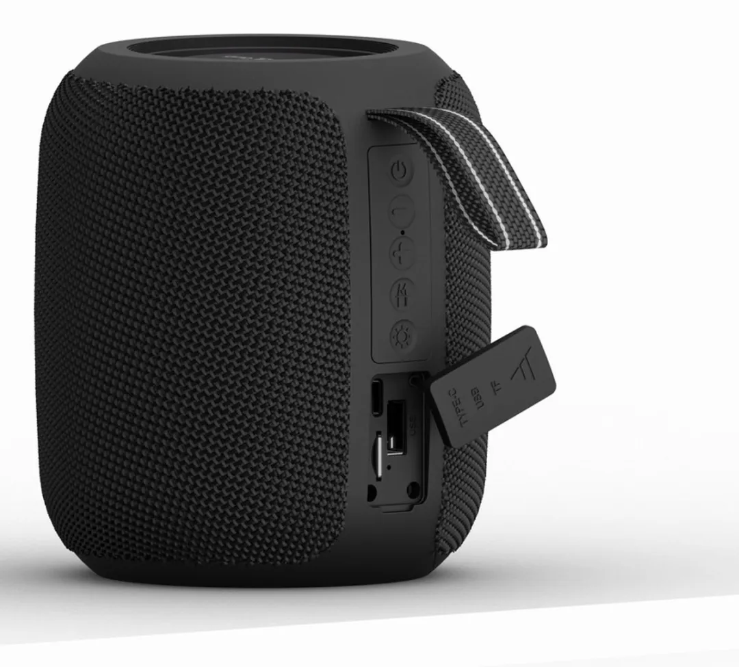 Gembird GMB-Audio BT LED Speaker SPK-BT-LED-05-BK - 8W - Zwart