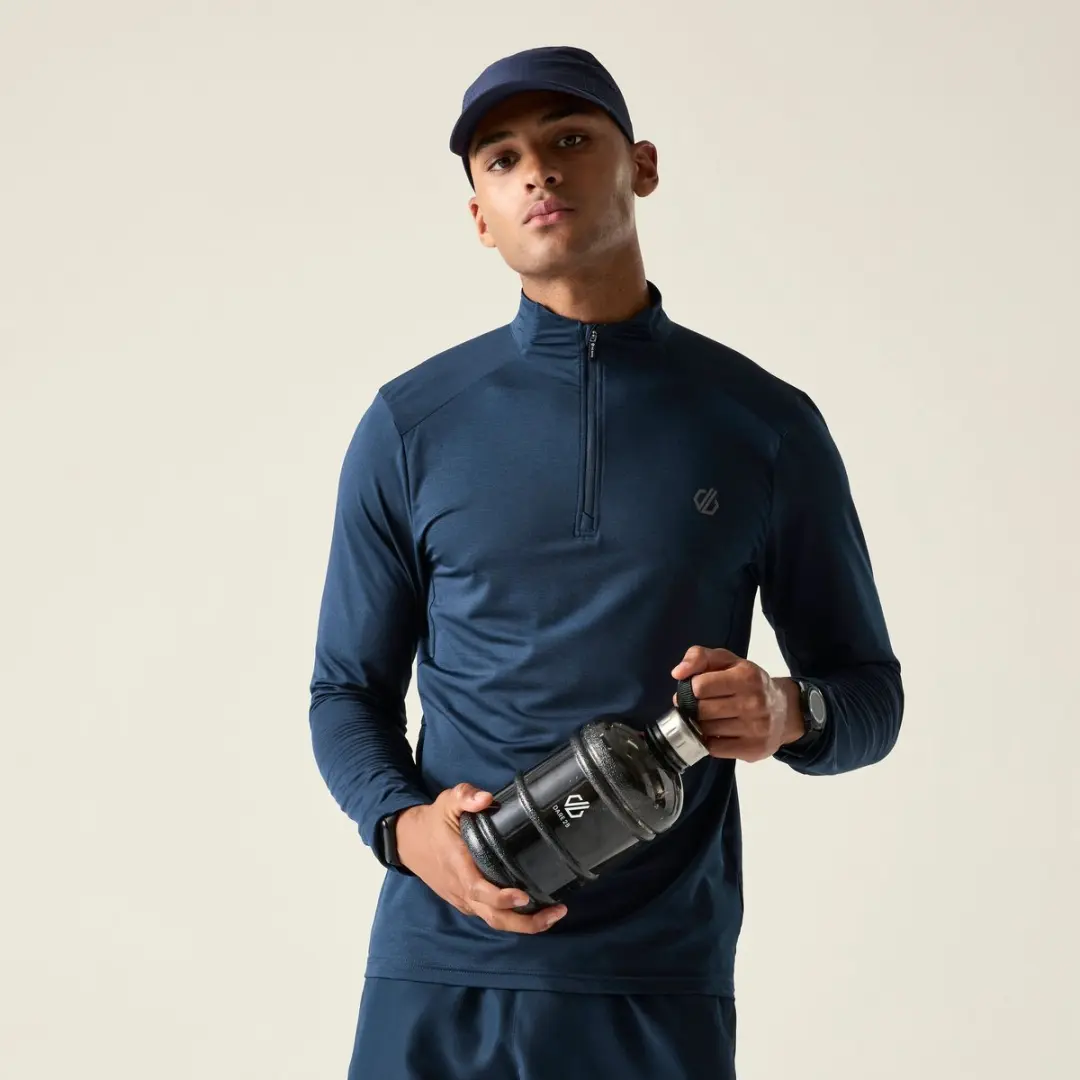 Dare2B Power Up IV Half Zip Jersey Midlayer voor heren - afbeelding 4 van 5
