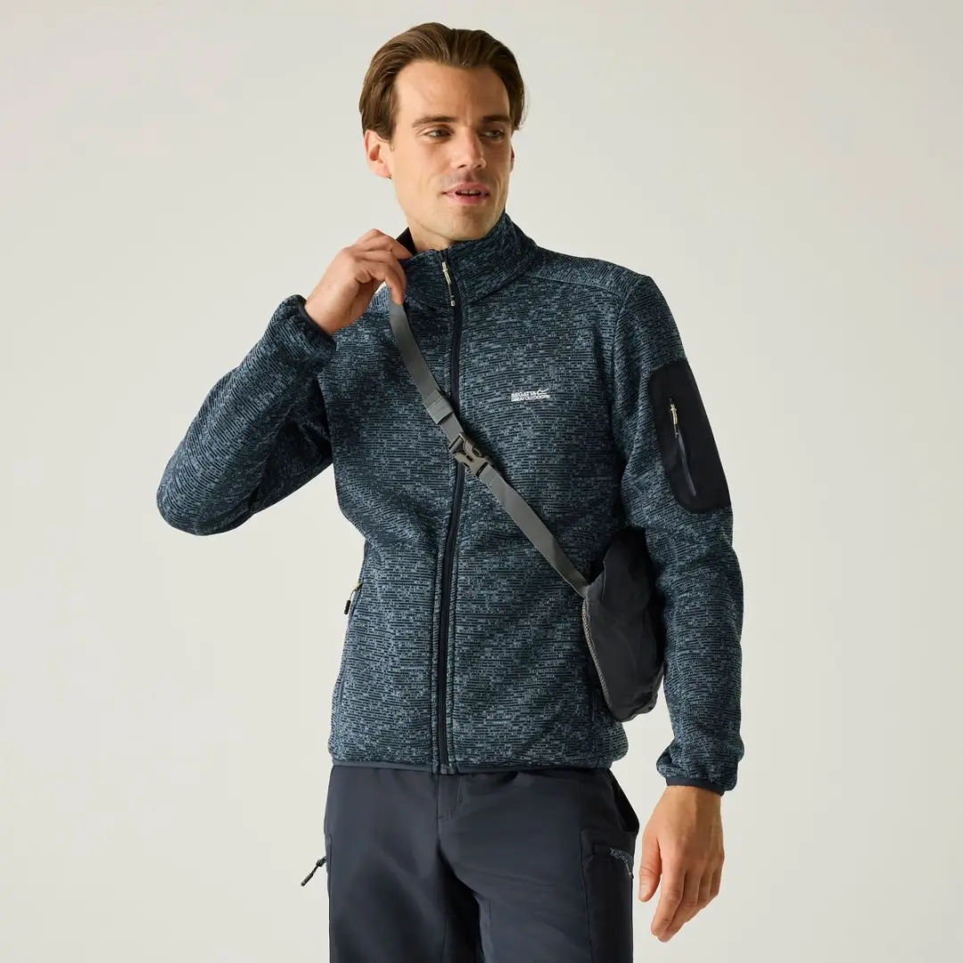 Newhill isolerende stretch fleece trui met volledige ritssluiting voor heren