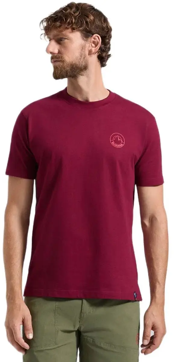 La Sportiva Circle Logo T-shirt Met Korte Mouwen Rood S Man