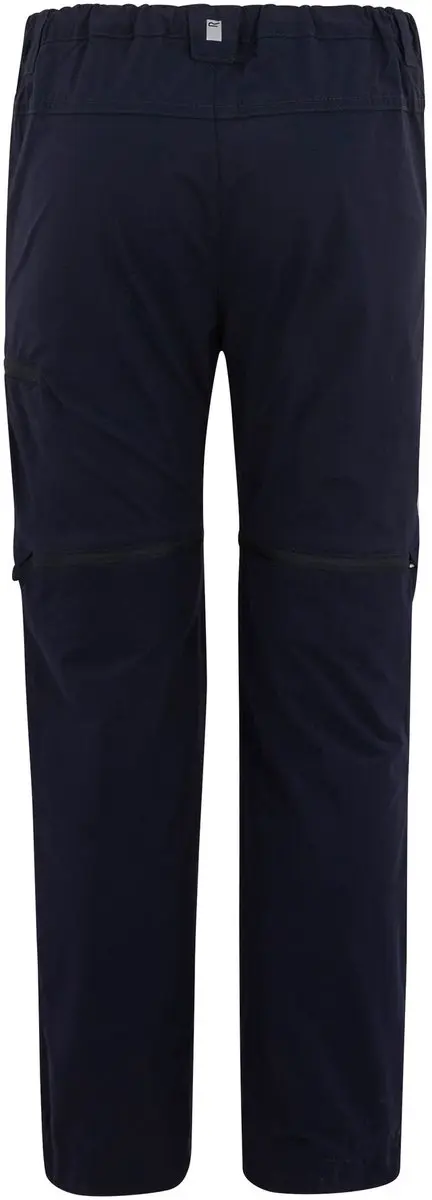 Regatta Highton Kinderbroek Stretch Zip-off - Blauw - 104 - afbeelding 4 van 6