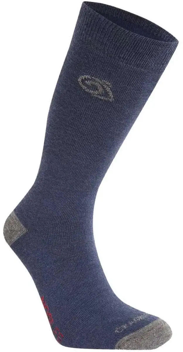 Craghoppers Nosilife Wool Half Lange Sokken Grijs EU 36-38