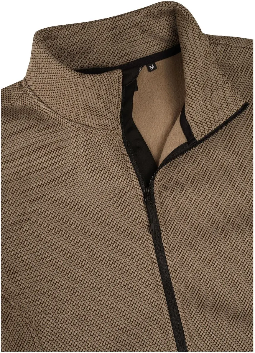 Icepeak Bredstedt Fleece Sweater Heren - Bruin - afbeelding 2 van 6