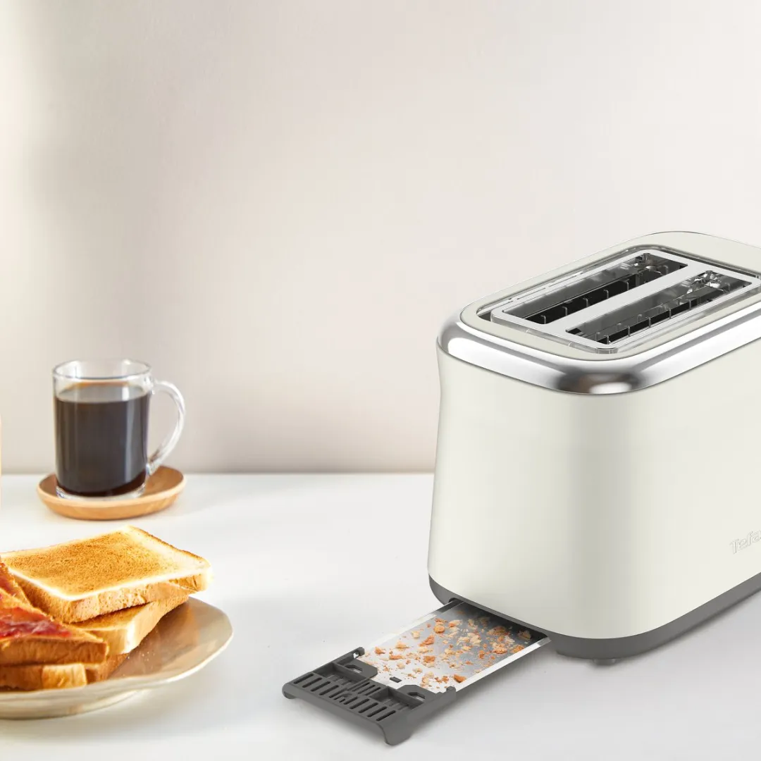 Tefal Collection TT720A Broodrooster 850W - 2 Sneetjes - Wit - afbeelding 6 van 6