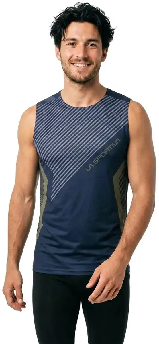 La Sportiva Flow Mouwloos T-shirt Blauw M Man