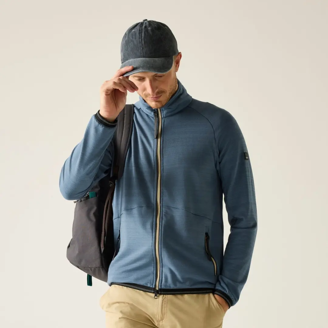Malton fleecevest met volledige ritssluiting voor heren, gemêleerd model