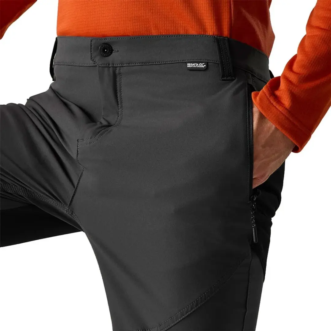 Regatta Questra Broek Zwart 32 / Regular Man - afbeelding 4 van 6