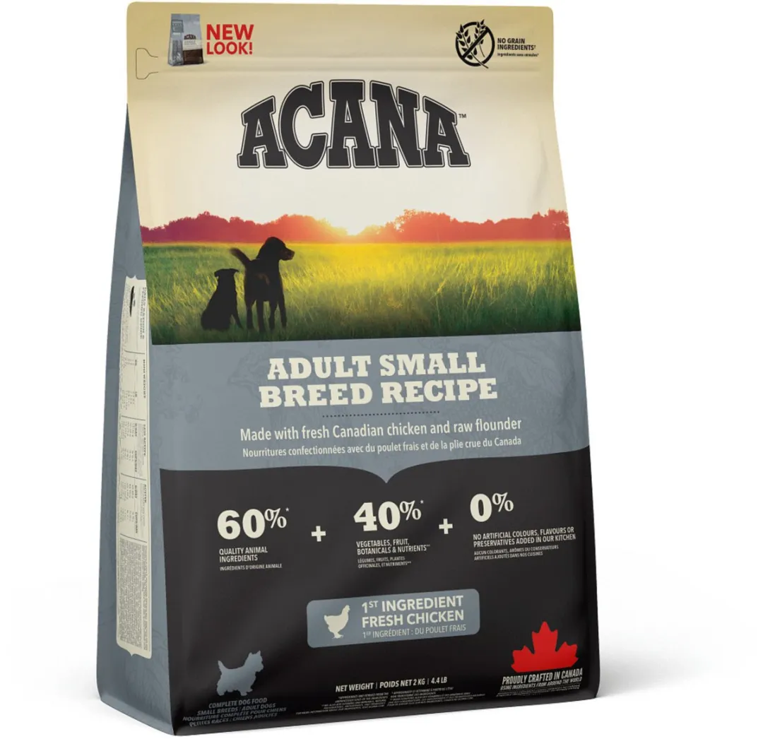 Acana Heritage Adult Small Breed Kip Kalkoen 2kg