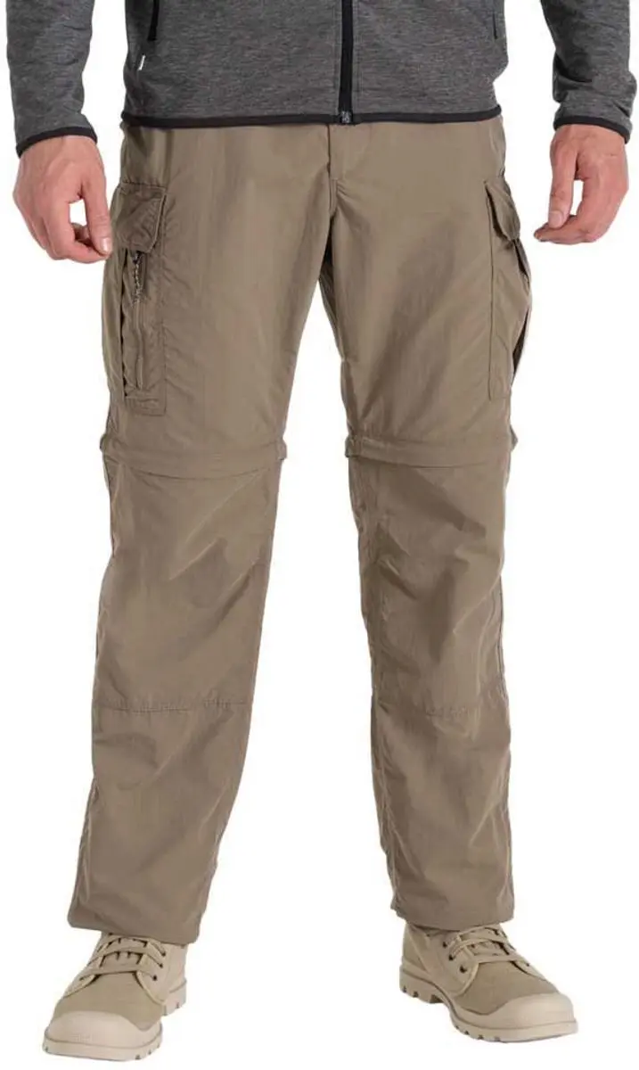 Craghoppers Nosilife Convertible Cargo Broek Beige 30 / Short Man