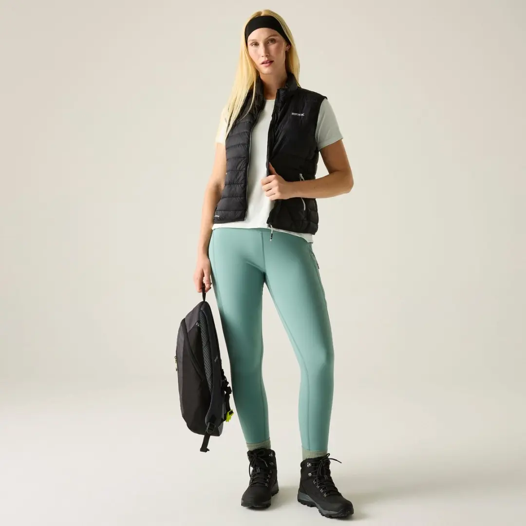 Regatta Hillpack II Mouwloos Damesjack - Zwart/Wit - afbeelding 6 van 6