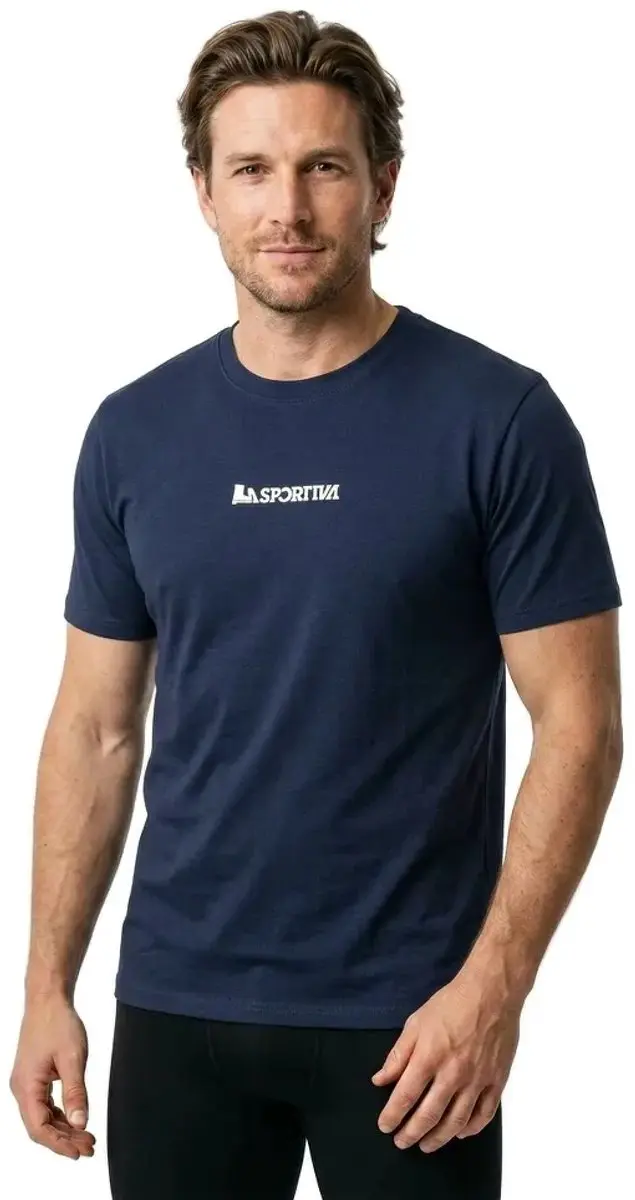 La Sportiva Moon Climb T-shirt Met Korte Mouwen Blauw S Man - afbeelding 2 van 2
