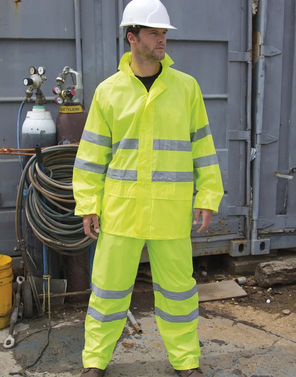 Regatta High Vis Waterproof Suit RT216 - Fluorescent Yellow - S