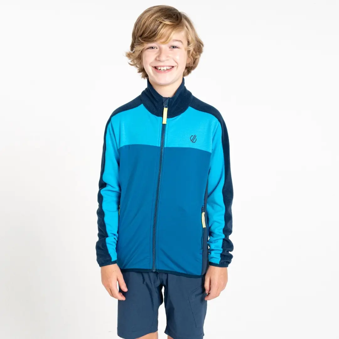 Fleece Skiën Kinderen Warm Comfortabel Zip-up