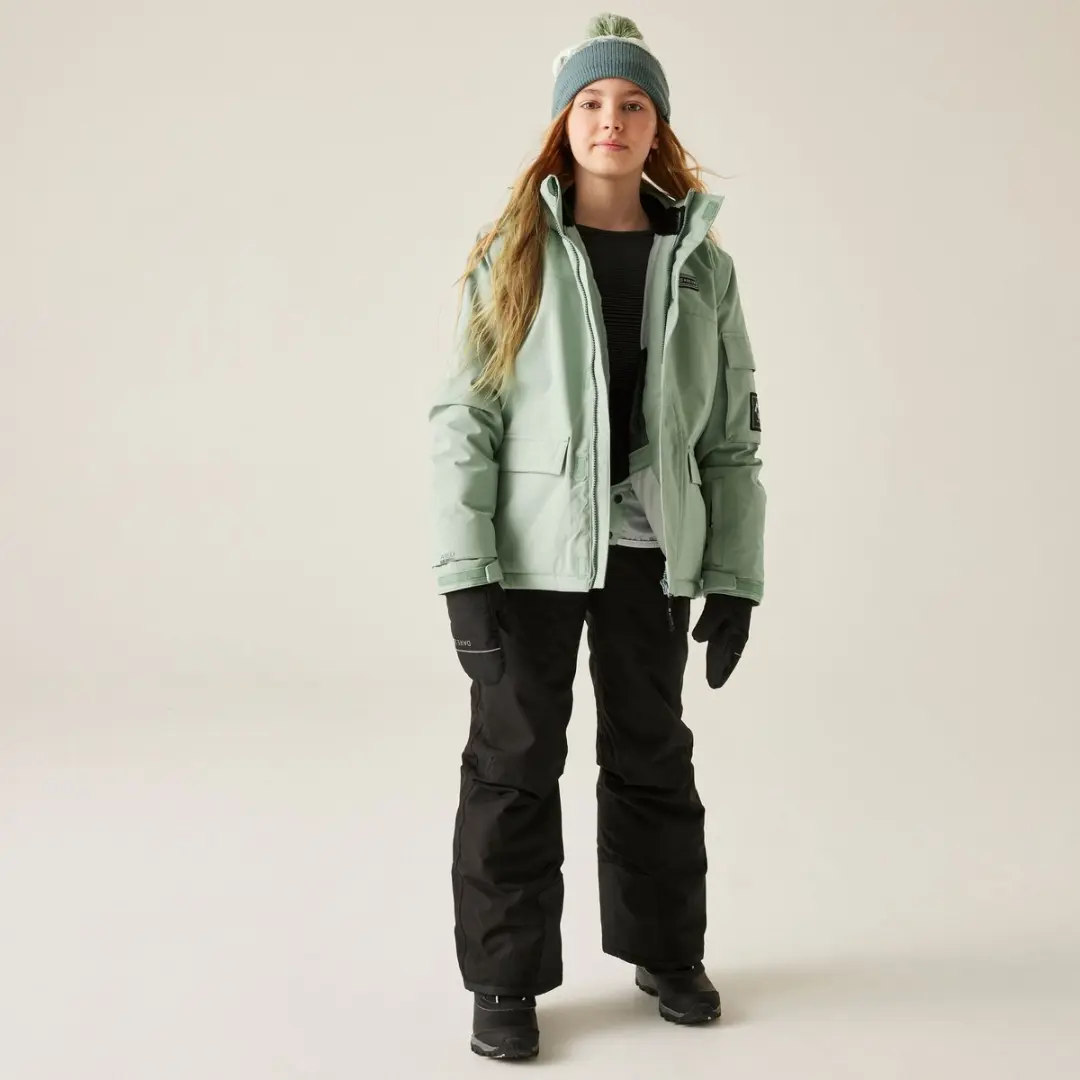 Dare 2b Shredder Kinder Ski-jas - Groen - 128 - afbeelding 5 van 6