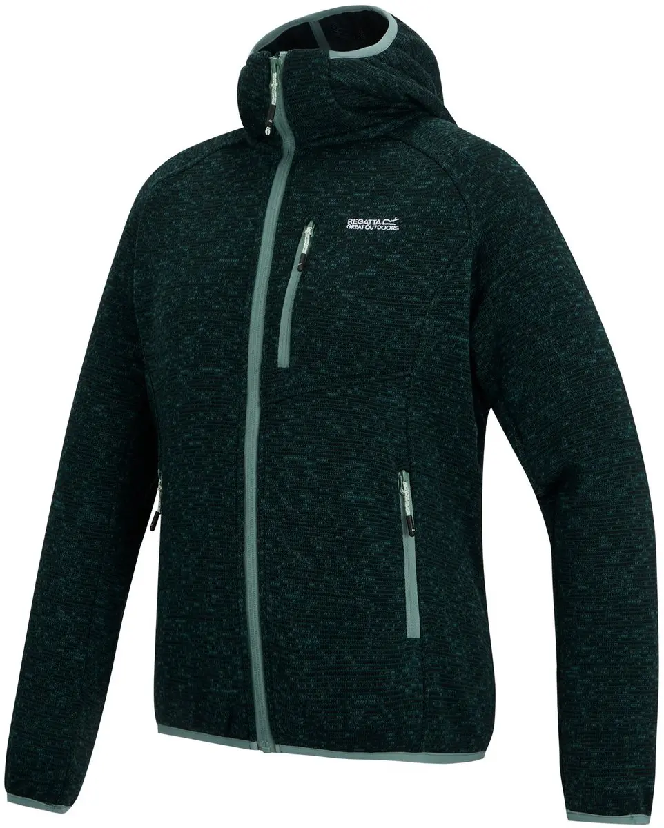 Dames Newhill Fleece hoodie met volledige ritssluiting en isolerende eigenschappen - afbeelding 2 van 6