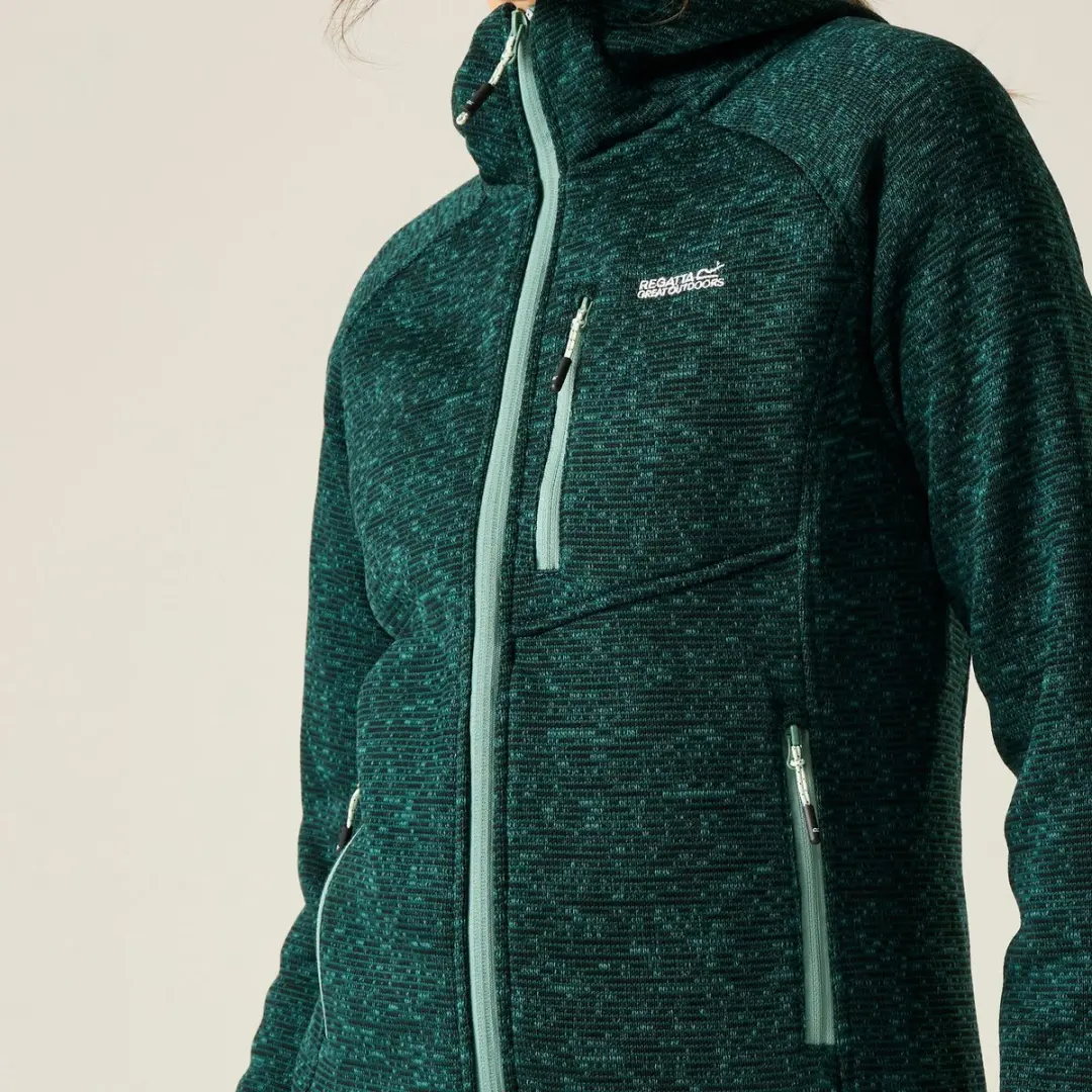 Dames Newhill Fleece hoodie met volledige ritssluiting en isolerende eigenschappen - afbeelding 6 van 6