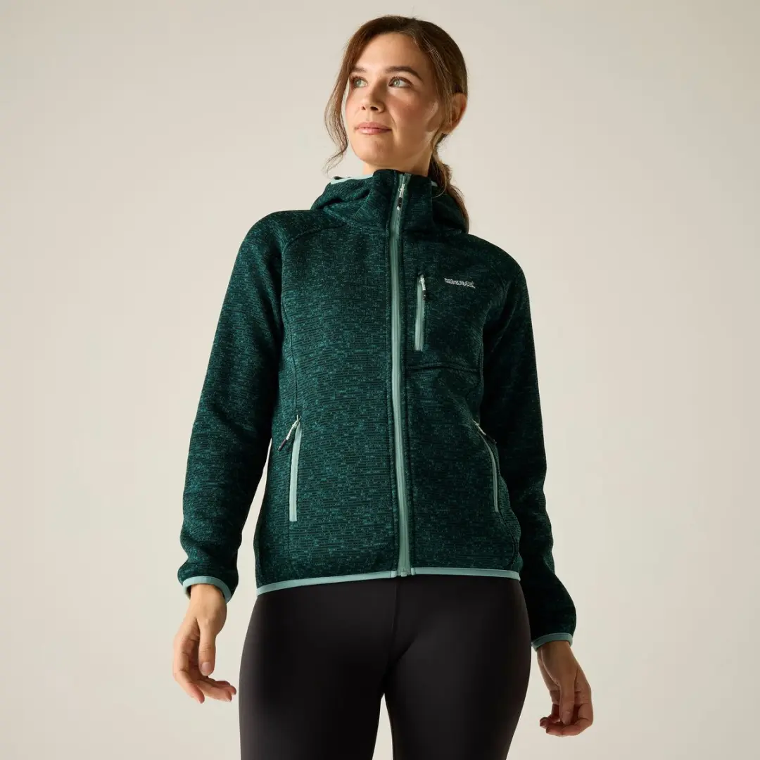 Dames Newhill Fleece hoodie met volledige ritssluiting en isolerende eigenschapp
