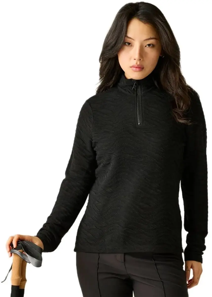 Dare2b Glamorize Iv Sweatshirt Met Halve Rits Zwart 40 Vrouw