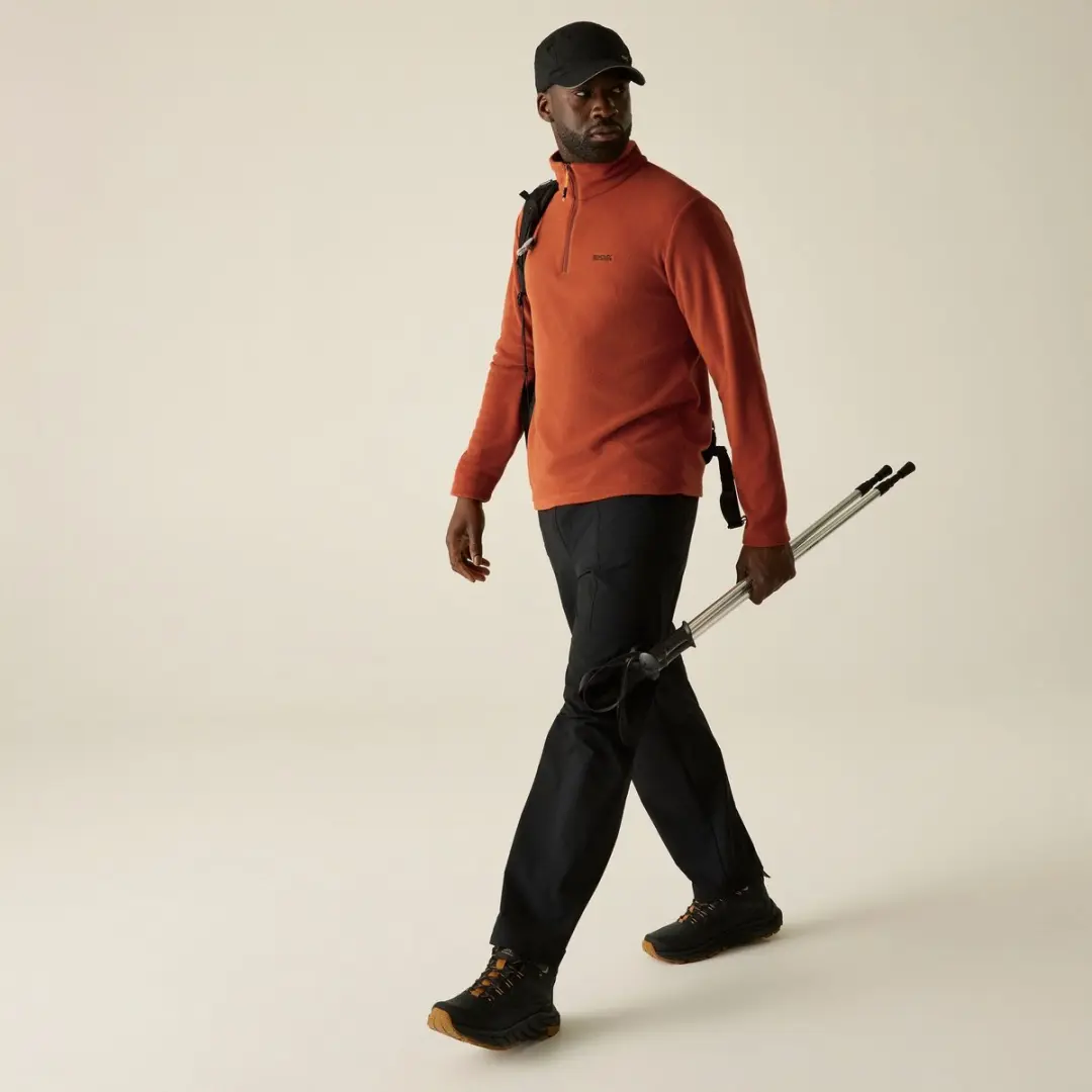 Regatta Thompson 1/2 Rits Fleece Jas - Rood