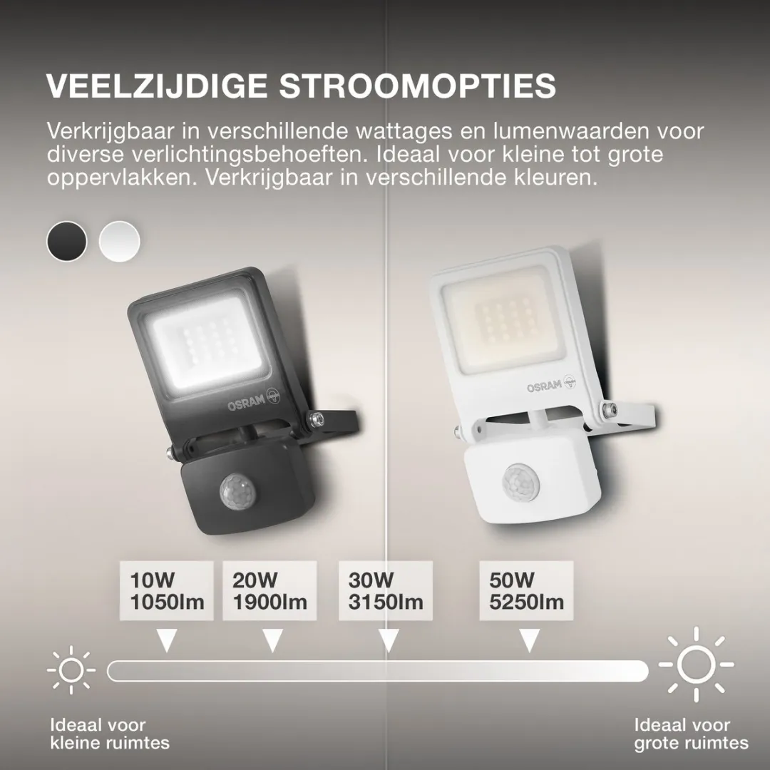 Osram Endura Flood PC 20W LED-schijnwerper - 1800 Lumen - Wit - afbeelding 6 van 6