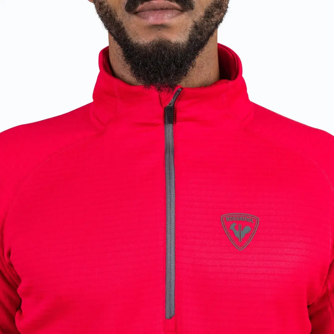 Rossignol BlackSide Fleece Pully - Sports Red - XL - afbeelding 2 van 6