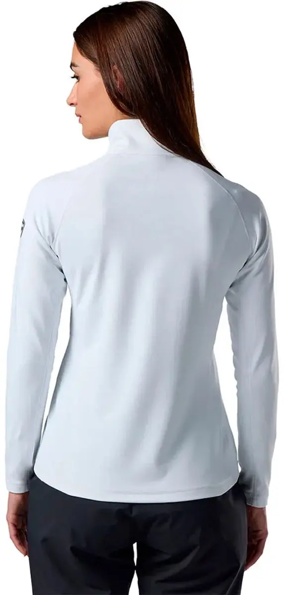 Rossignol Mid Layer Stretch Sweatshirt Met Halve Rits Wit L Vrouw - afbeelding 2 van 4