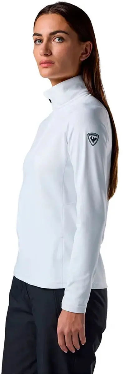 Rossignol Mid Layer Stretch Sweatshirt Met Halve Rits Wit L Vrouw - afbeelding 3 van 4