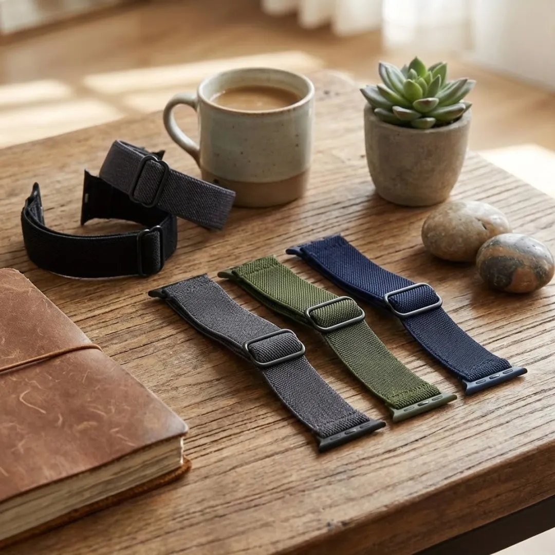 NUVEX Woven Smartwatchband Set - 4 Stuks - Apple Watch 38-42mm