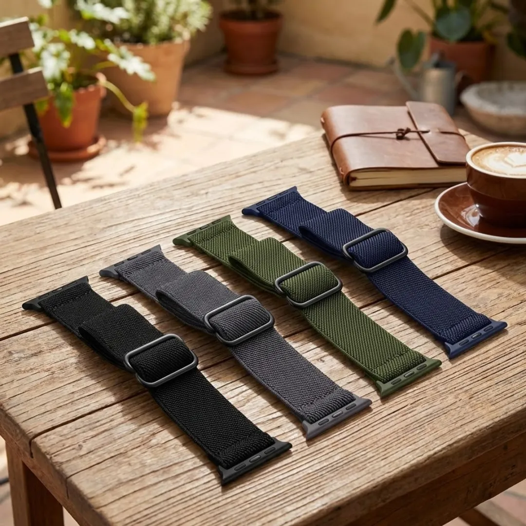 NUVEX Woven Smartwatchband Set - 4 Stuks - Apple Watch 38-42mm