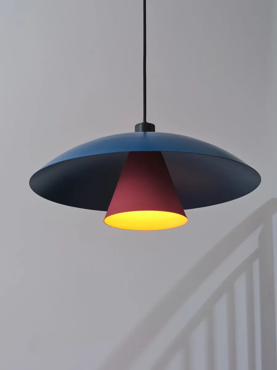 Osram Decor Vliegende Paddenstoel Hanglamp E27 - Blauw/Roze