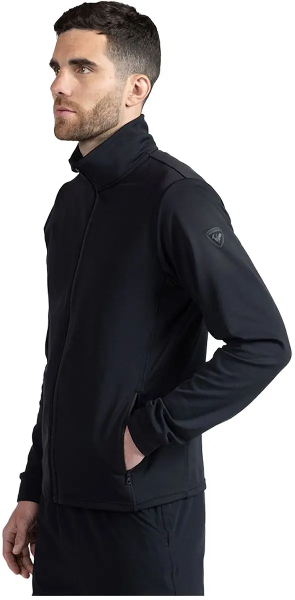 Rossignol Mid Layer Thin Sweatshirt Met Rits Zwart S Man - afbeelding 2 van 6