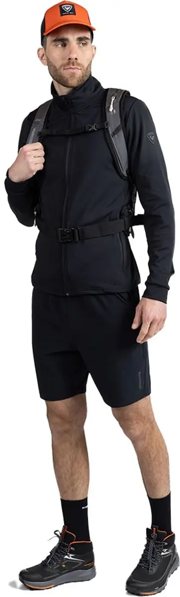 Rossignol Mid Layer Thin Sweatshirt Met Rits Zwart S Man