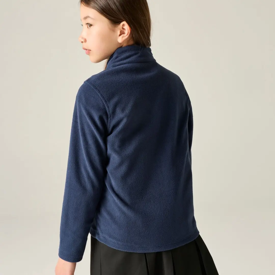 Regatta Kids Hot Shot II Halve Ritssluiting Fleece - Blauw - afbeelding 6 van 6