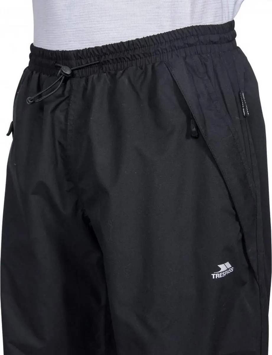 Trespass Toliland Regenbroek Heren - XL - Zwart - afbeelding 5 van 6