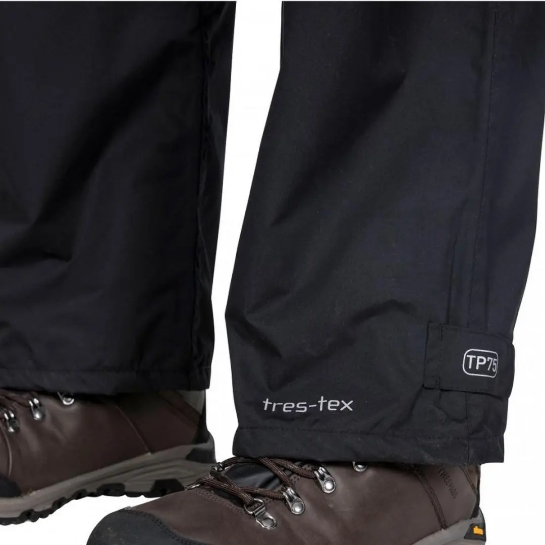 Trespass Toliland Regenbroek Heren - XL - Zwart - afbeelding 4 van 6