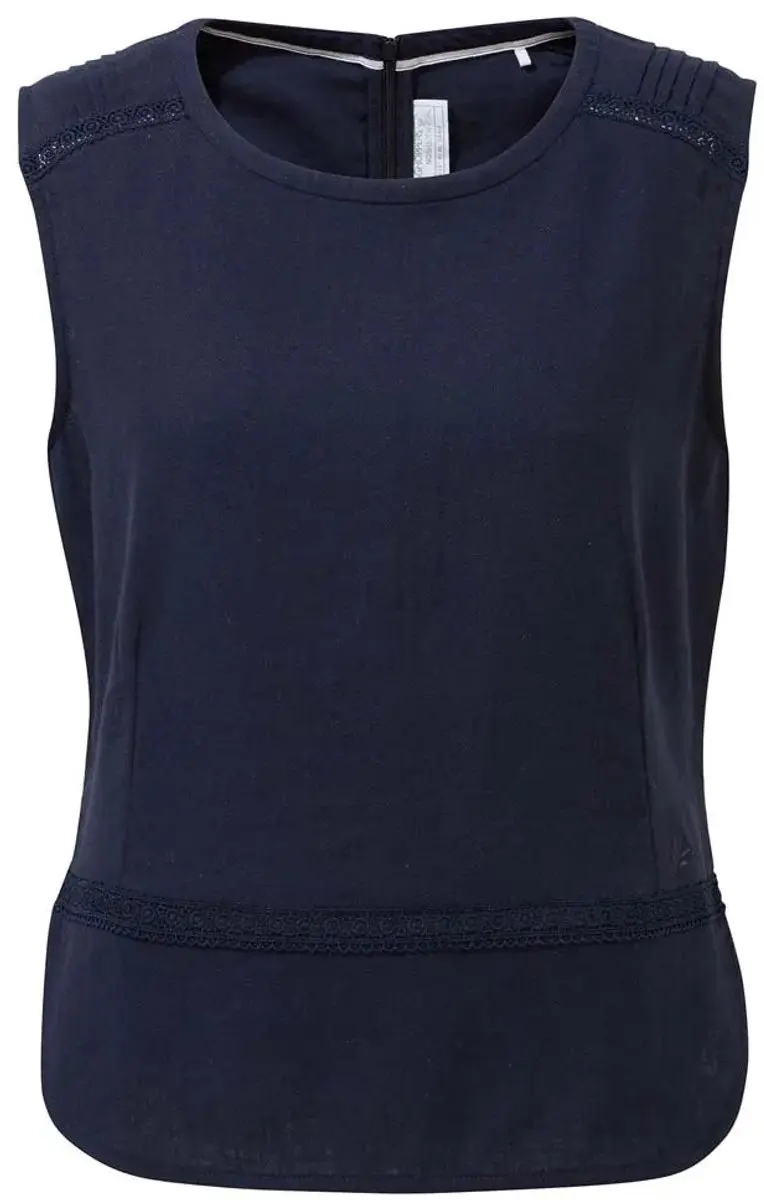 Craghoppers Nosibotanical Bonita Mouwloos T-shirt Blauw 8 Vrouw