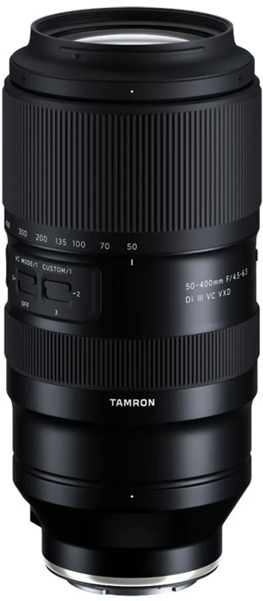 Tamron Sony FE telelens 50 - 400 mm f/ 4.5 - 6.3 Di III VC VXD