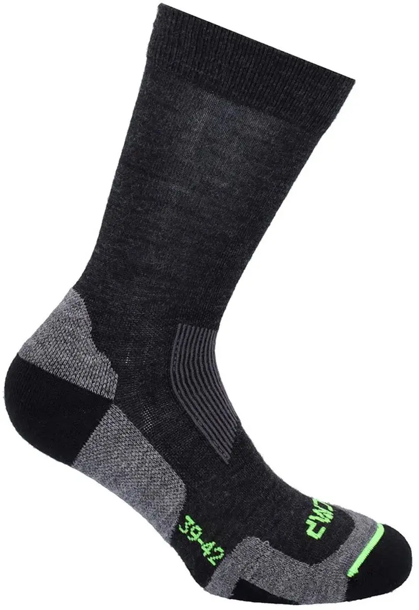 Cmp Trekking Wool Sokken Grijs EU 39-42 Man