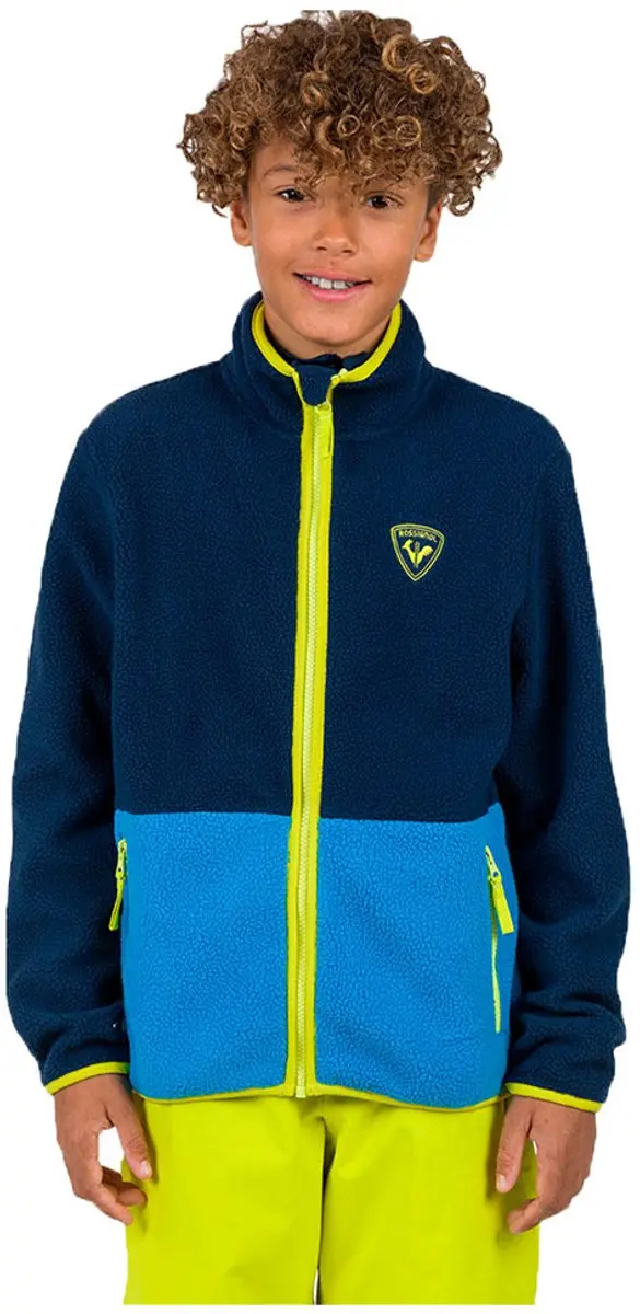 Rossignol Alltrack Fleece Met Volledige Rits Blauw 10 Years Jongen