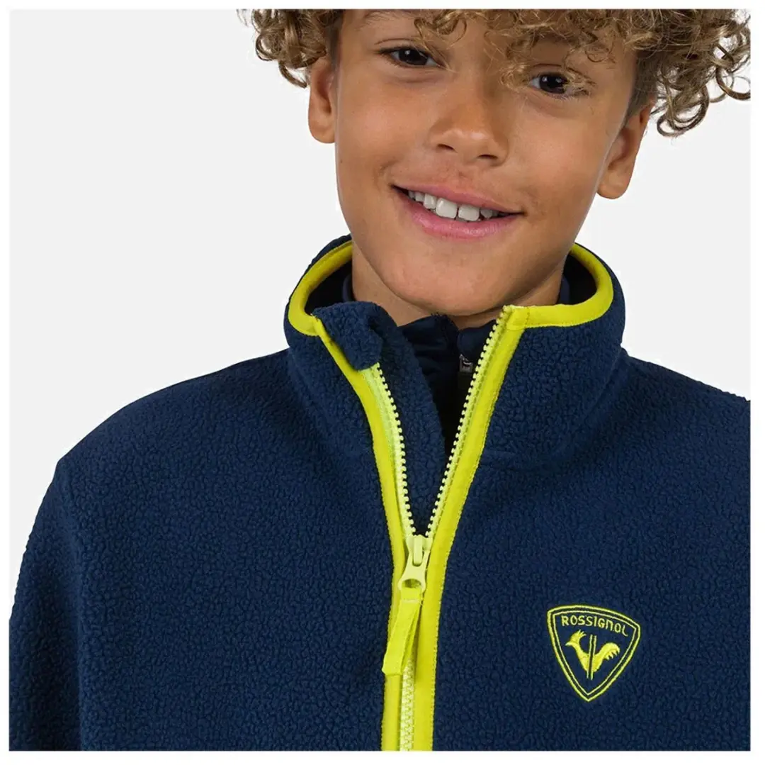 Rossignol Alltrack Kinderfleece met Volledige Rits - Dark Navy - 10 Jaar - afbeelding 6 van 6