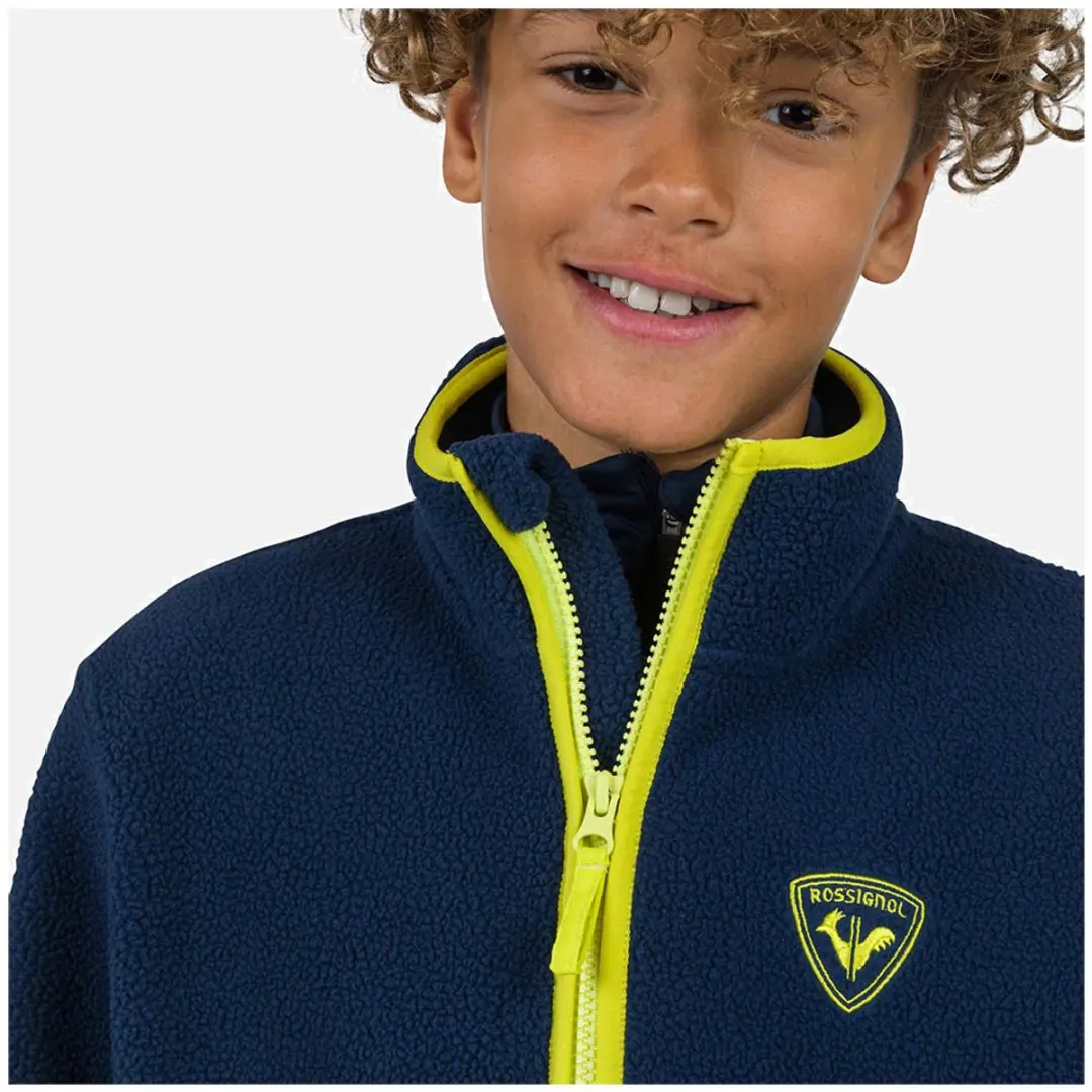 Rossignol Alltrack Kinderfleece met Volledige Rits - Dark Navy - 10 Jaar - afbeelding 4 van 6